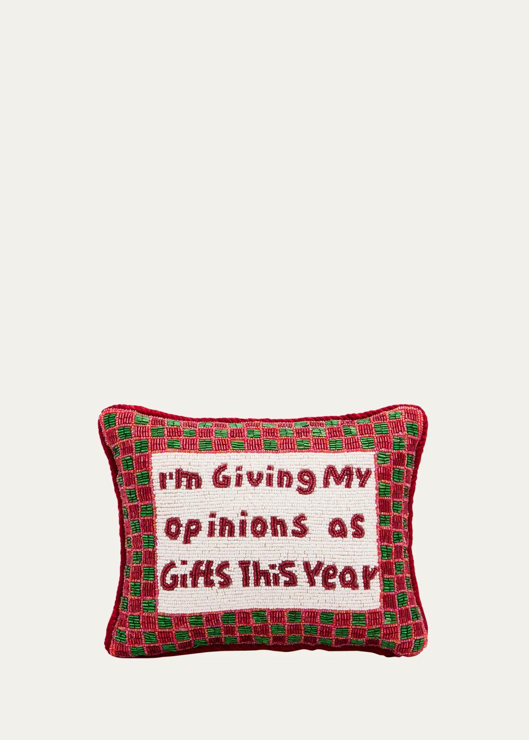Beaded Throw Pillow Beaded Throw Pillow