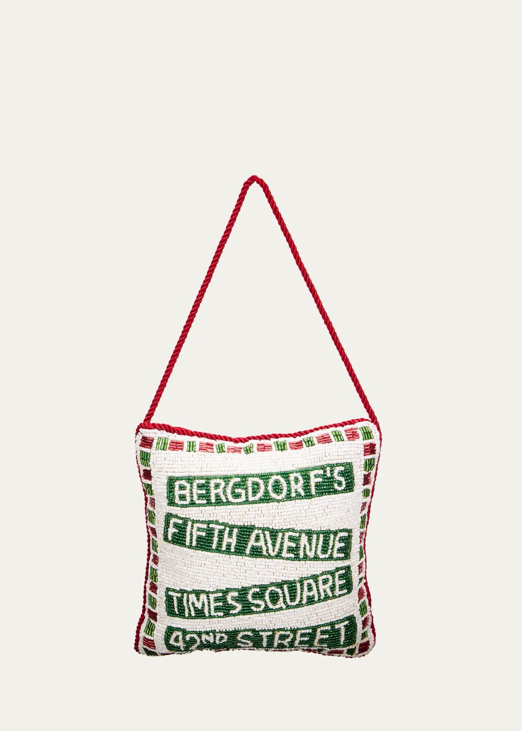 Sudha Pennathur NYC Street Signs Beaded Doorknocker