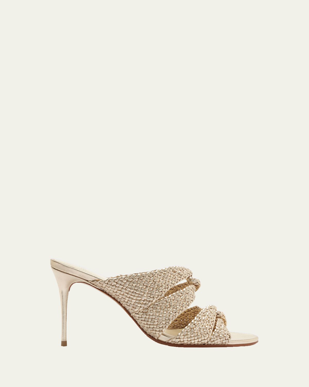Alexandre Birman 85mm Sabrina Metallic Open-Toe Mules | Thumbnail 5 Alexandre Birman 85mm Sabrina Metallic Open-Toe Mules | Thumbnail 5