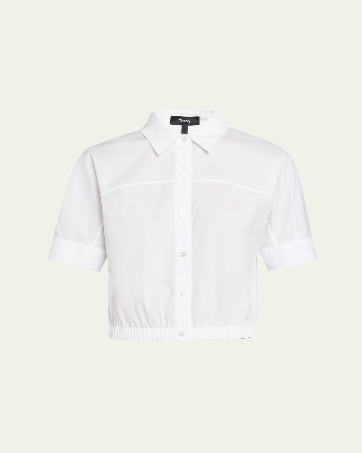 Theory Short-Sleeve Button-Front Shirt | Thumbnail 6 Theory Short-Sleeve Button-Front Shirt | Thumbnail 6