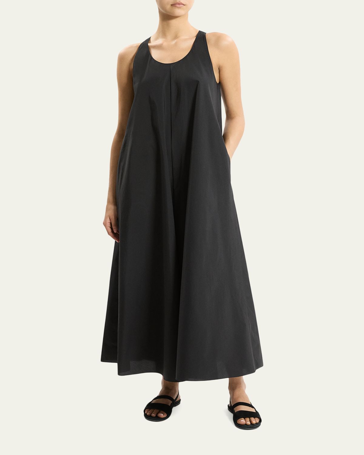 Theory A-Line Cotton Tent Maxi Dress | Thumbnail 2 Theory A-Line Cotton Tent Maxi Dress | Thumbnail 2