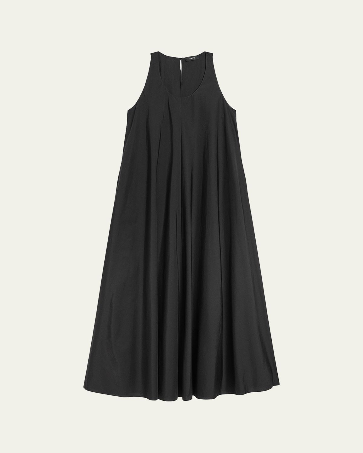 Theory A-Line Cotton Tent Maxi Dress