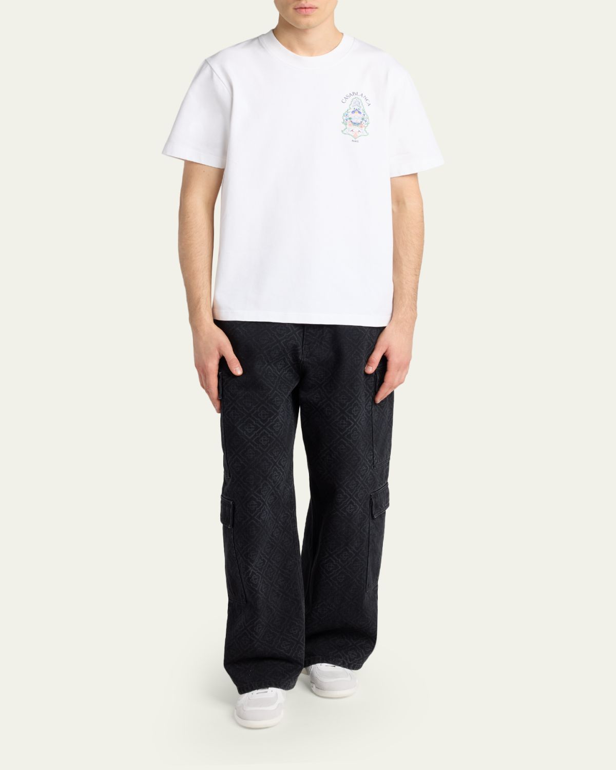 Casablanca Men's Cotton Jersey T-Shirt | Thumbnail 2