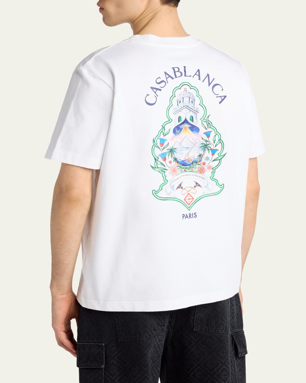 Casablanca Men's Cotton Jersey T-Shirt | Thumbnail 3