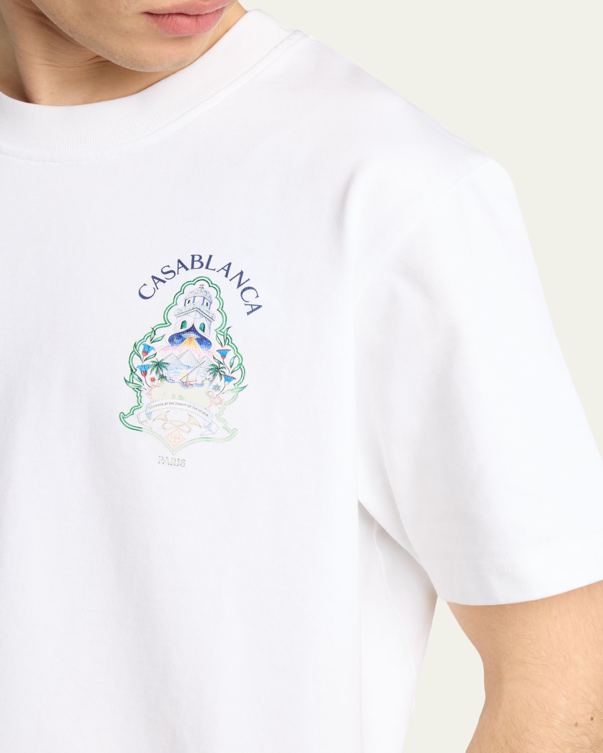 Casablanca Men's Cotton Jersey T-Shirt | Thumbnail 5