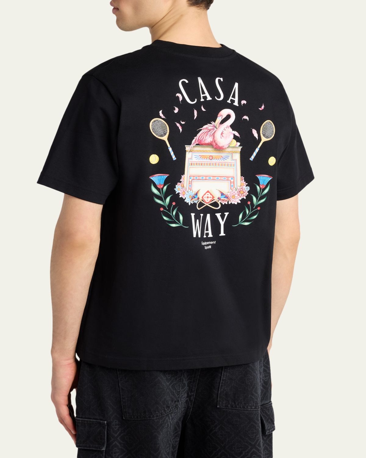 Casablanca Men's Casaway Graphic-Print Cotton Jersey T-Shirt | Thumbnail 3