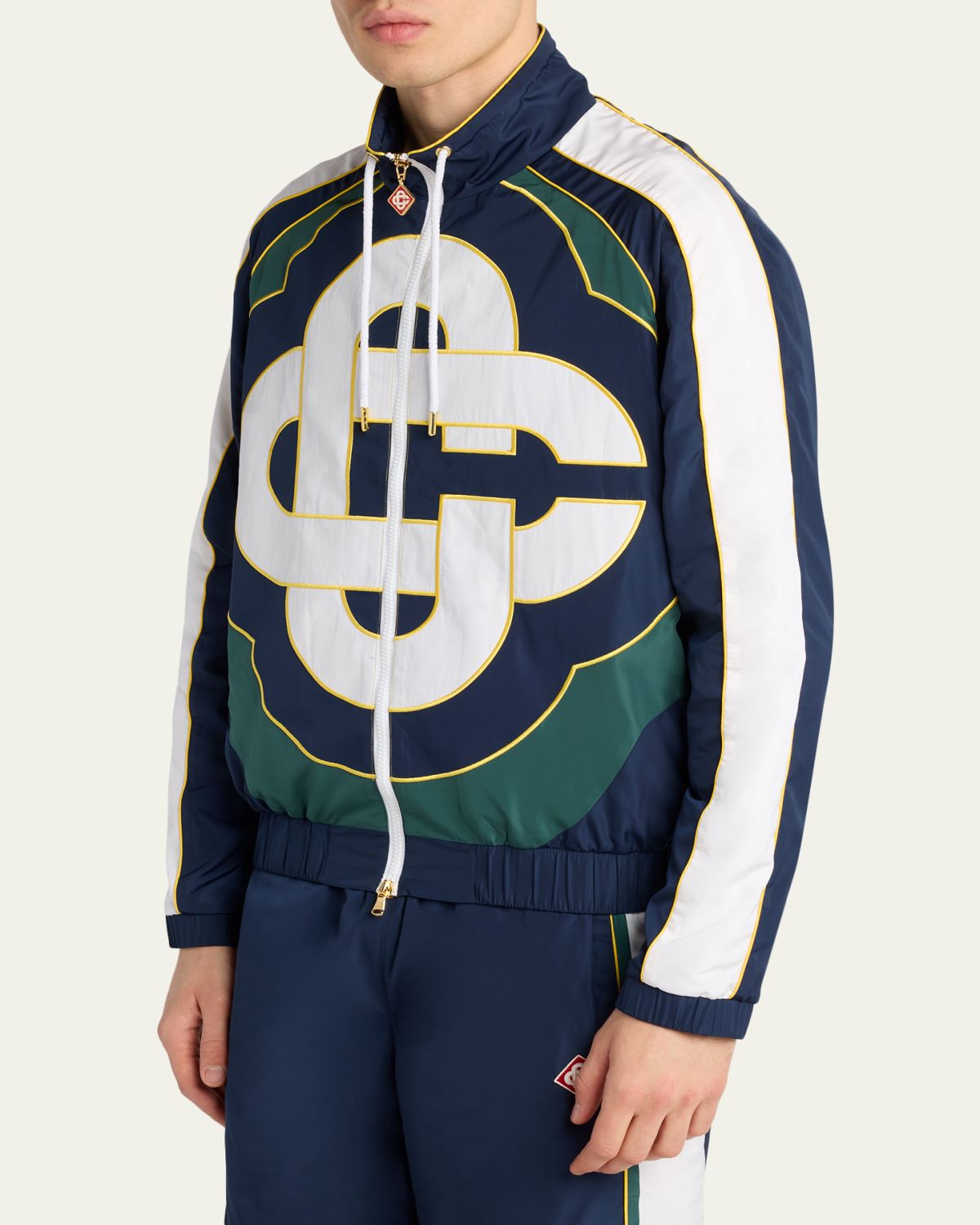 Casablanca Men's CC Logo Windbreaker Jacket | Thumbnail 4