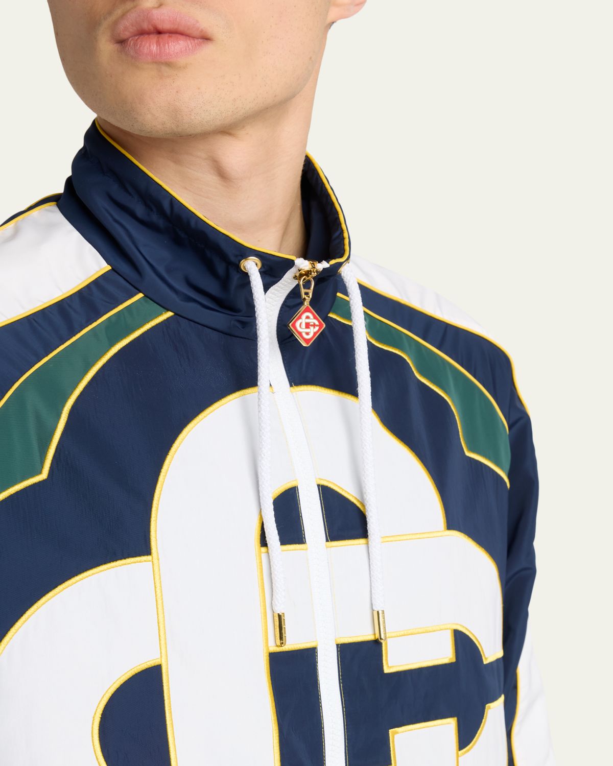 Casablanca Men's CC Logo Windbreaker Jacket | Thumbnail 5
