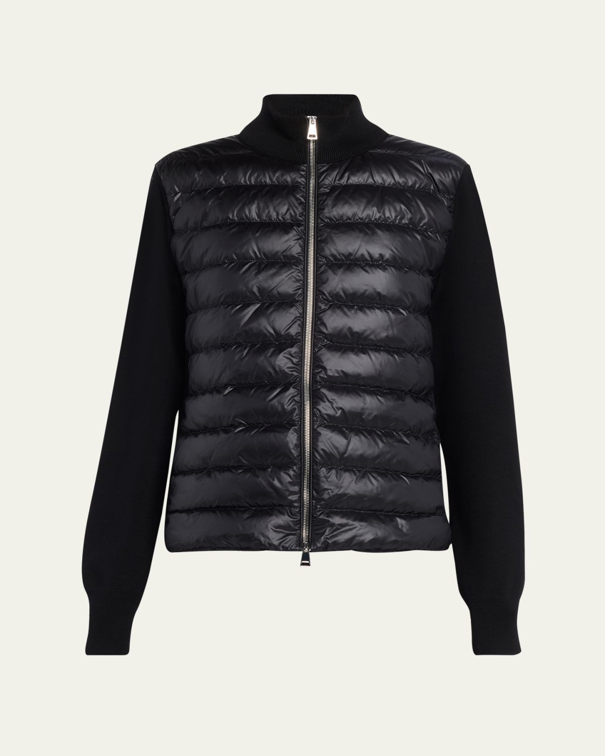 Moncler Padded Wool Zip-Up Cardigan | Thumbnail 8