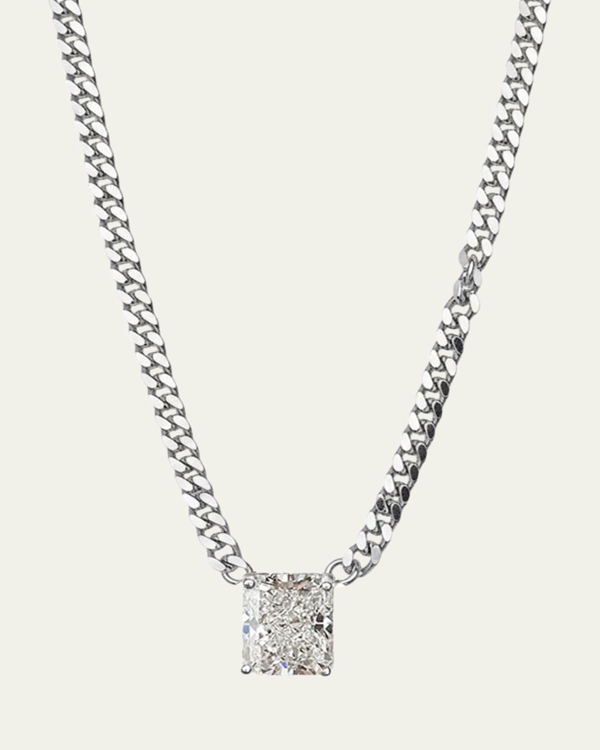 Nickho Rey Jacques Rhodium Vermeil Cubic Zirconia Necklace