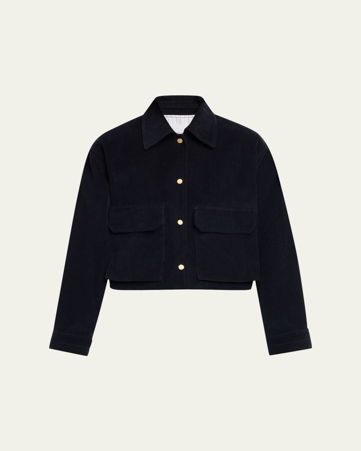 MARIA MCMANUS Cropped Snap-Front Velvet Jacket | Thumbnail 6