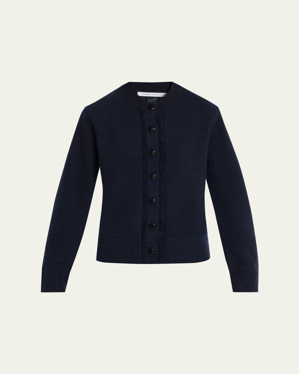 MARIA MCMANUS Cashmere and Cotton Ladder Stitch-Trim Cardigan | Thumbnail 6 MARIA MCMANUS Cashmere and Cotton Ladder Stitch-Trim Cardigan | Thumbnail 6