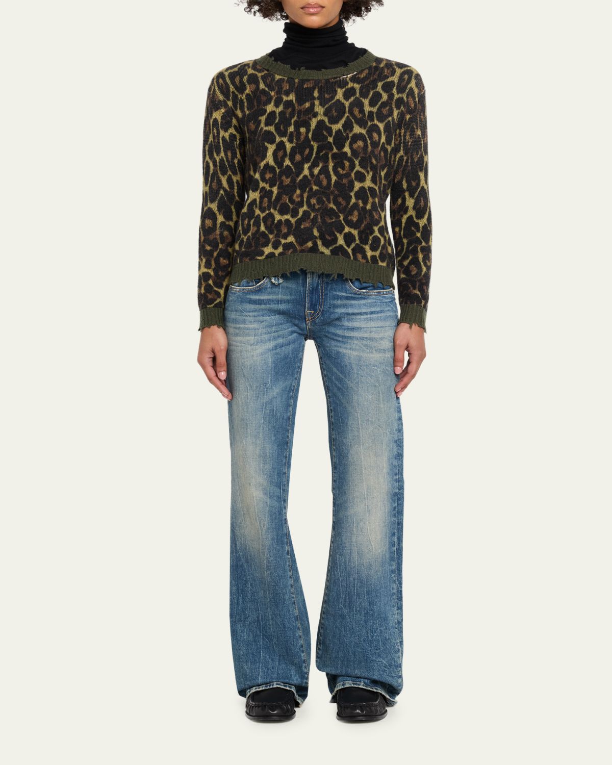 R13 Leopard-Print Cashmere Sweater | Thumbnail 2