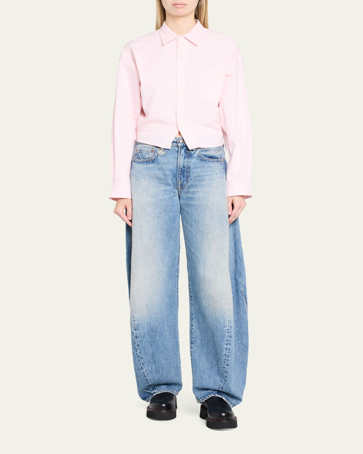 R13 Split-Hem Boyfriend Shirt | Thumbnail 2