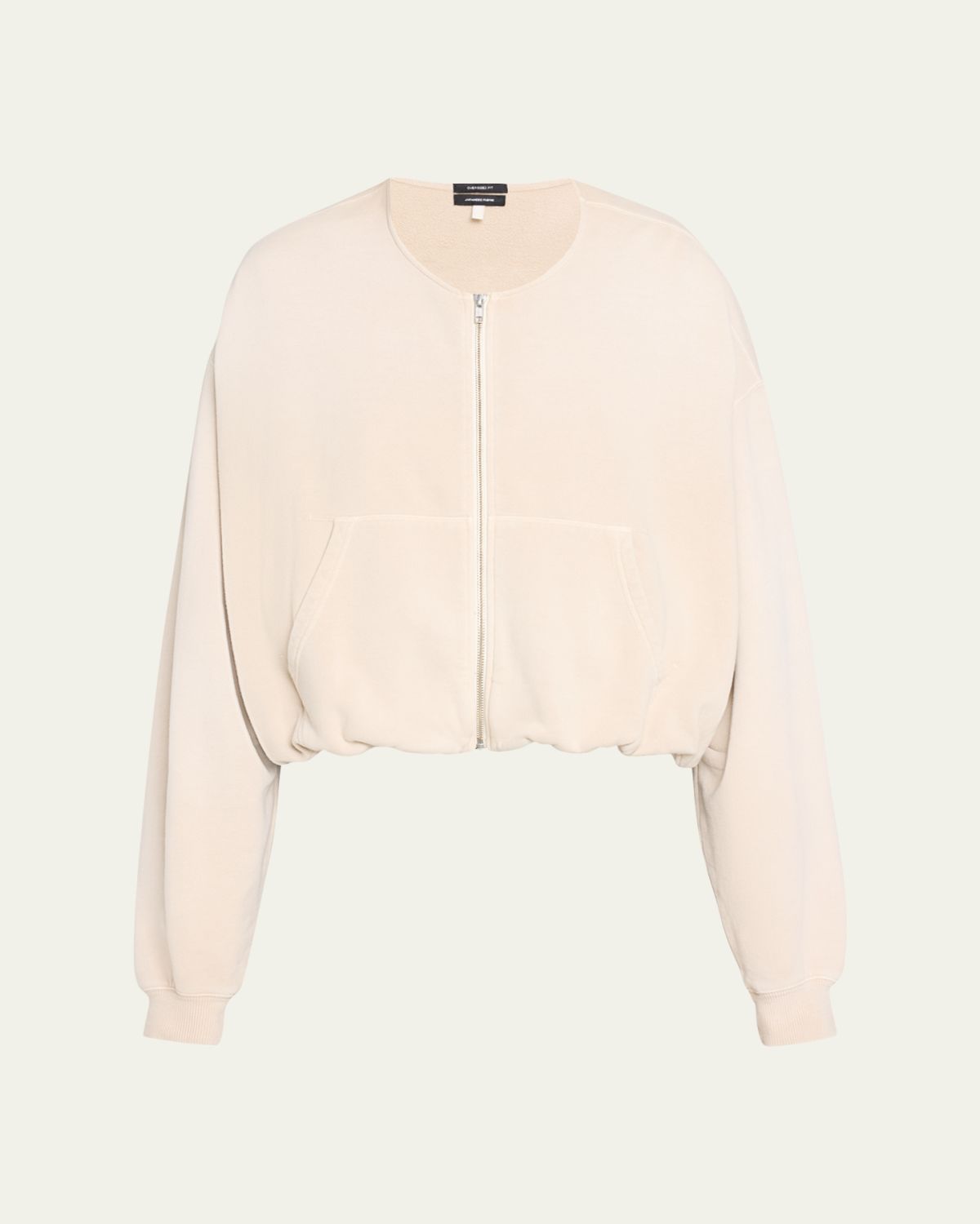 R13 Balloon-Sleeve Cotton Bomber Jacket