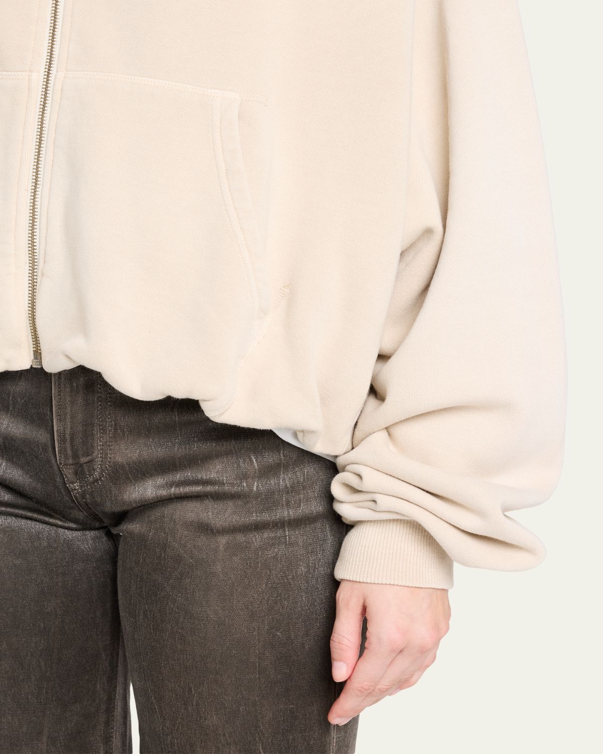 R13 Balloon-Sleeve Cotton Bomber Jacket | Thumbnail 5 R13 Balloon-Sleeve Cotton Bomber Jacket | Thumbnail 5