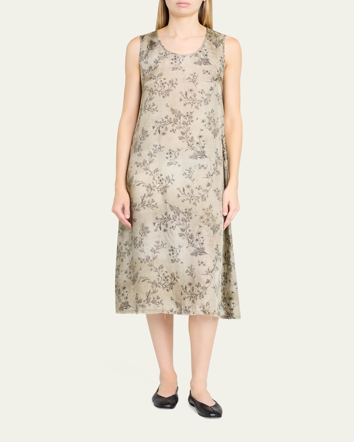 R13 Floral Sleeveless Midi Dress | Thumbnail 2