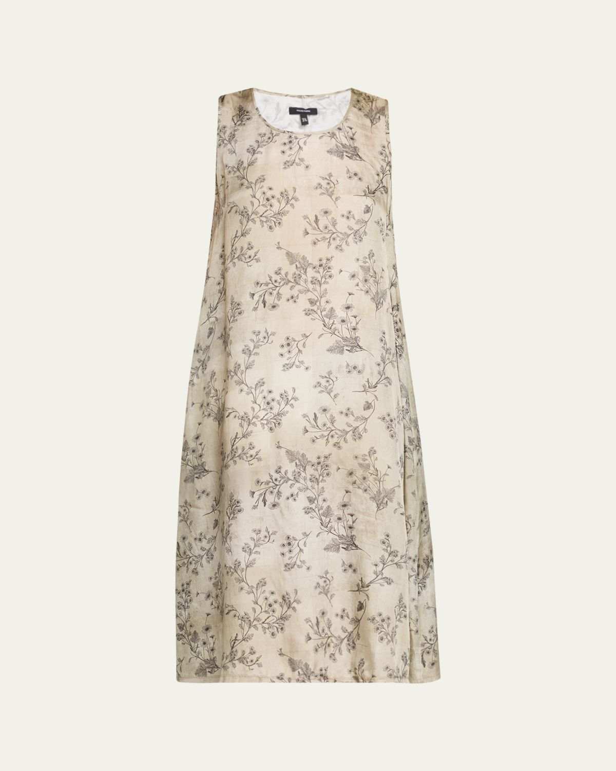 R13 Floral Sleeveless Midi Dress