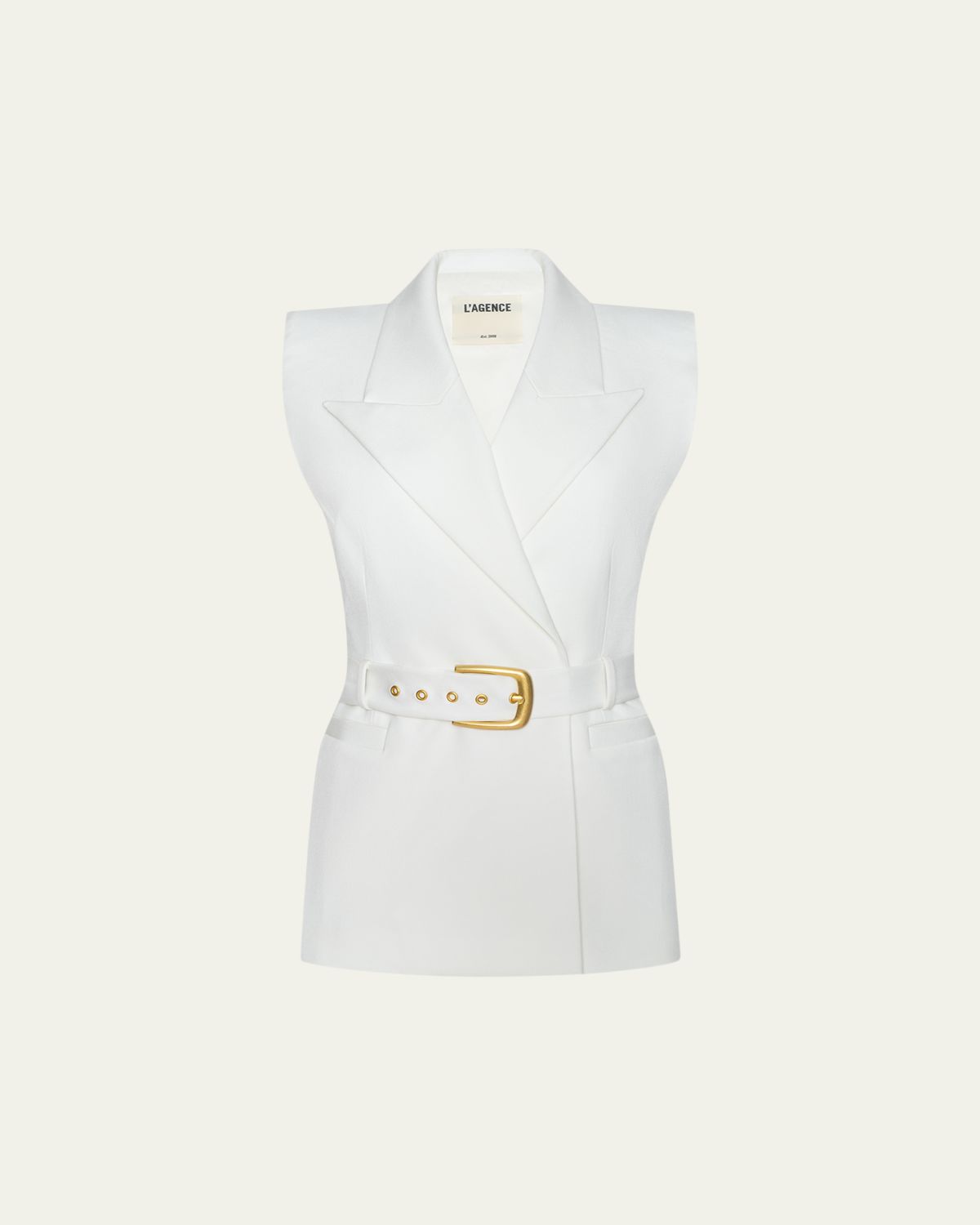 L'Agence Emerly Belted Vest | Thumbnail 6 L'Agence Emerly Belted Vest | Thumbnail 6