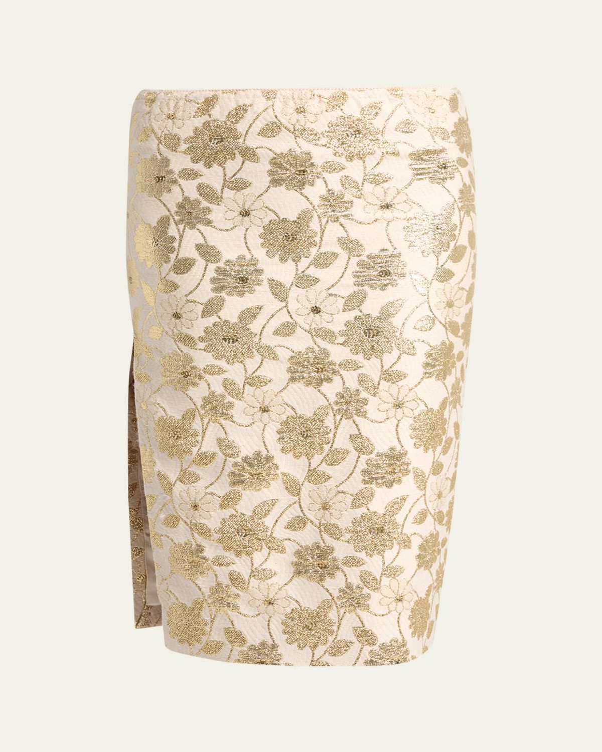 Saint Laurent Brocade Midi Skirt | Thumbnail 6 Saint Laurent Brocade Midi Skirt | Thumbnail 6