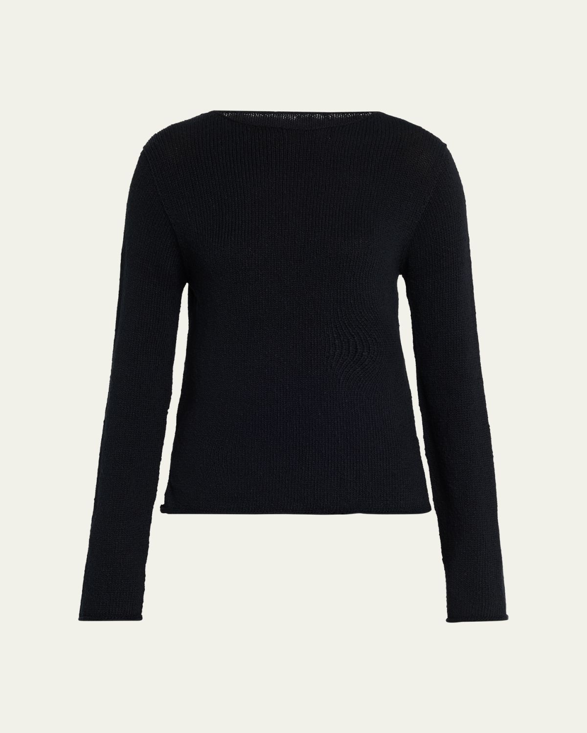 THE ROW Omiko Cotton-Linen Knit Long-Sleeve Top | Thumbnail 6 THE ROW Omiko Cotton-Linen Knit Long-Sleeve Top | Thumbnail 6