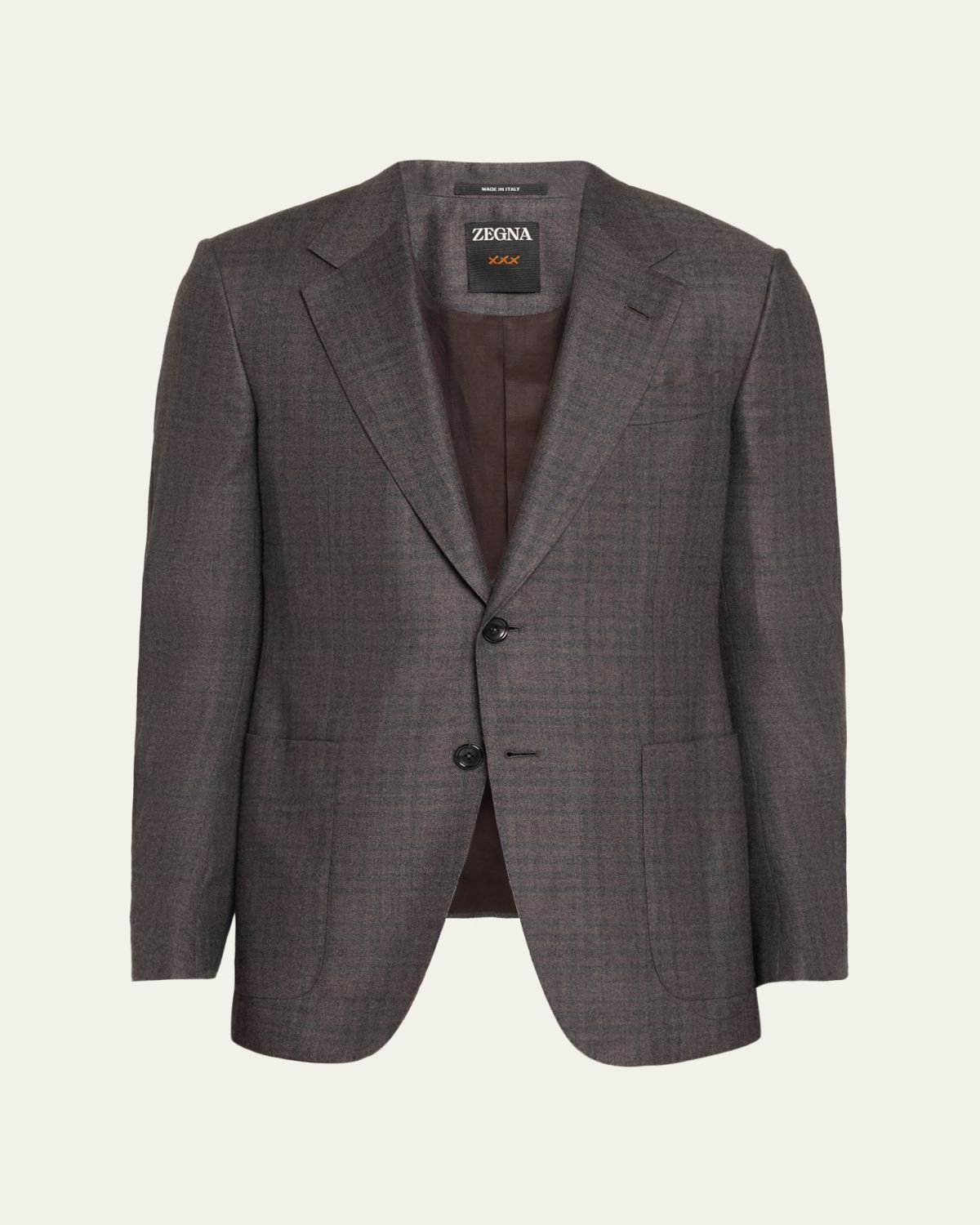 ZEGNA Men's Cashmere and Silk Plaid Sport Coat | Thumbnail 6