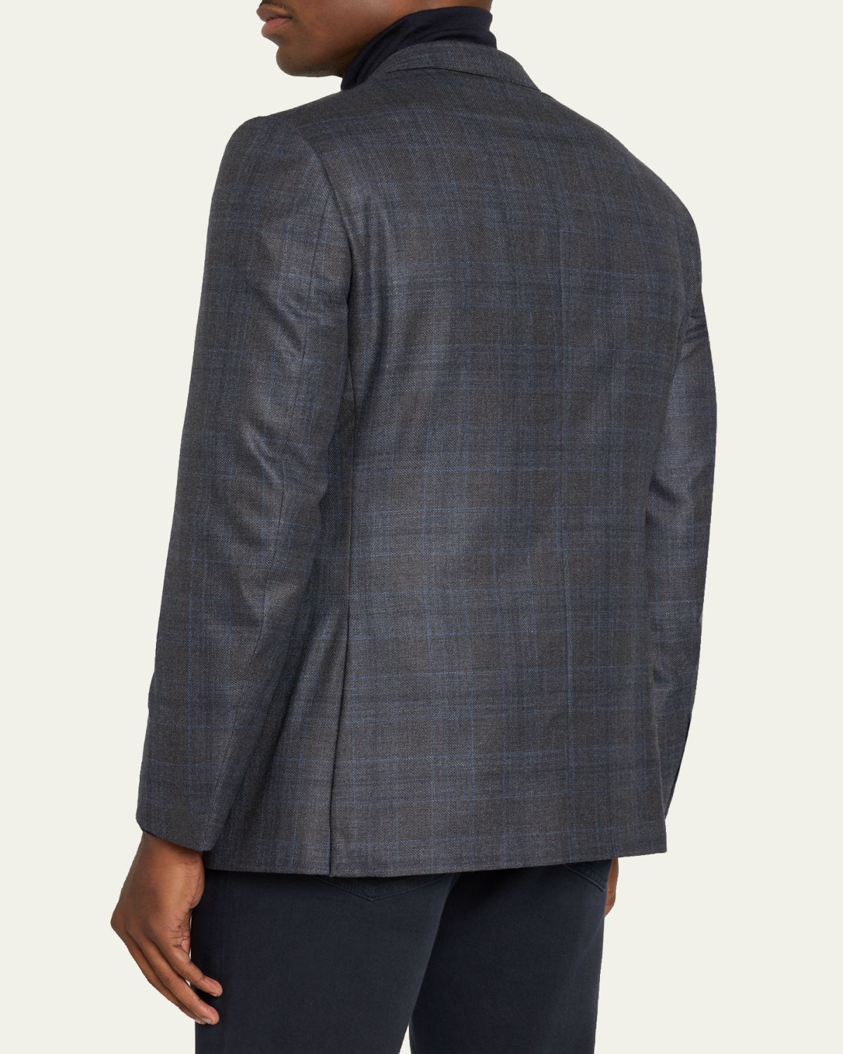 ZEGNA Men's 12milmil12 Wool Single-Breasted Sport Coat | Thumbnail 3
