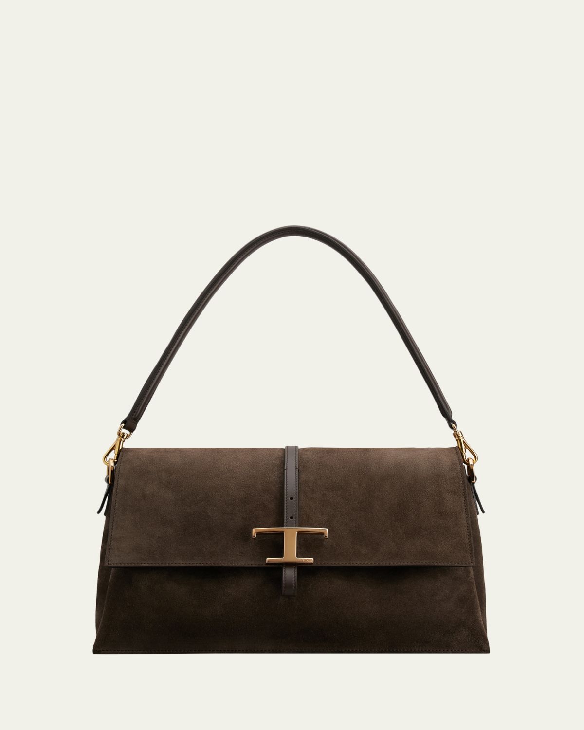 Tod's T Timeless Suede Shoulder Bag | Thumbnail 3 Tod's T Timeless Suede Shoulder Bag | Thumbnail 3