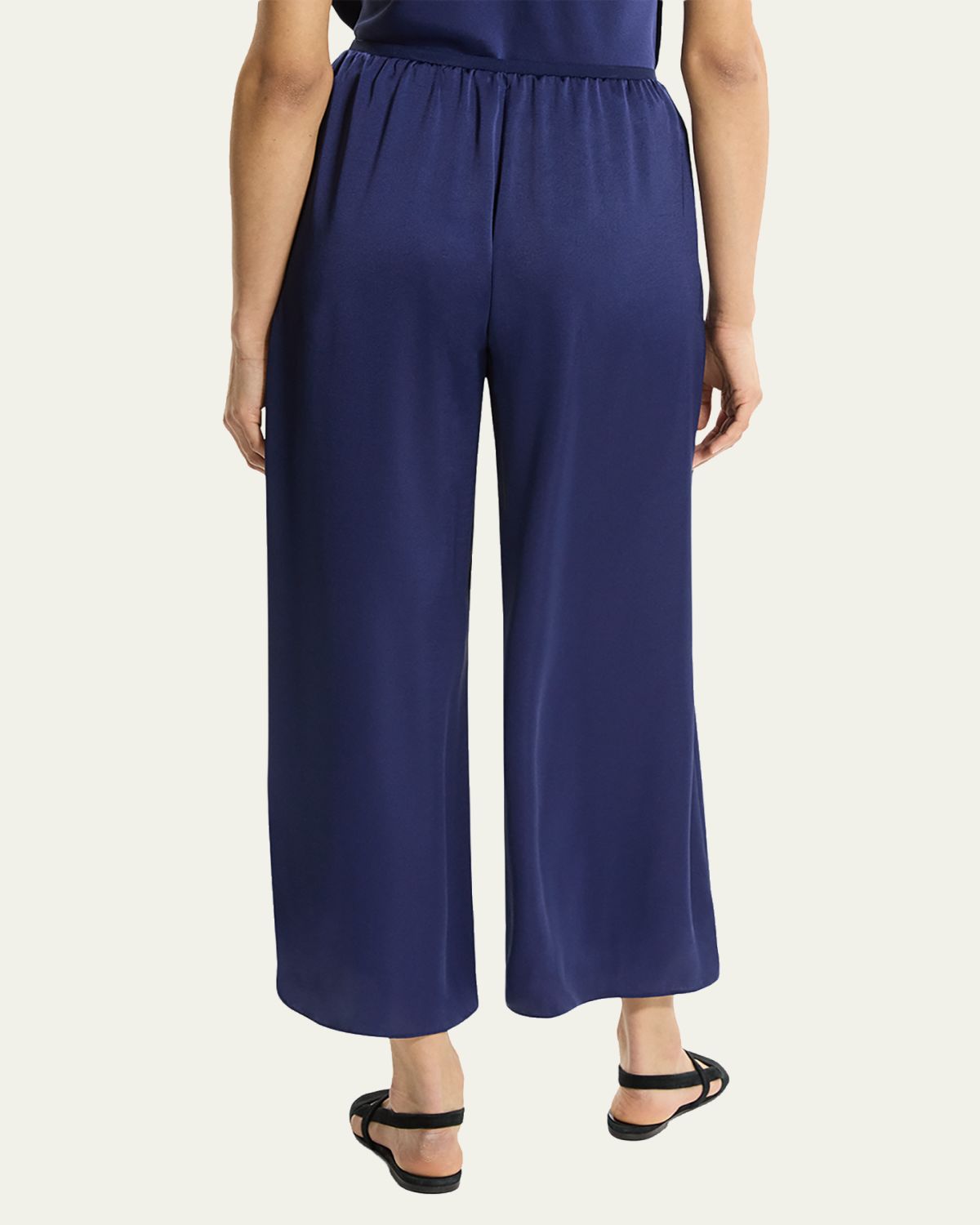 Theory Fluid Cropped Pants | Thumbnail 2 Theory Fluid Cropped Pants | Thumbnail 2