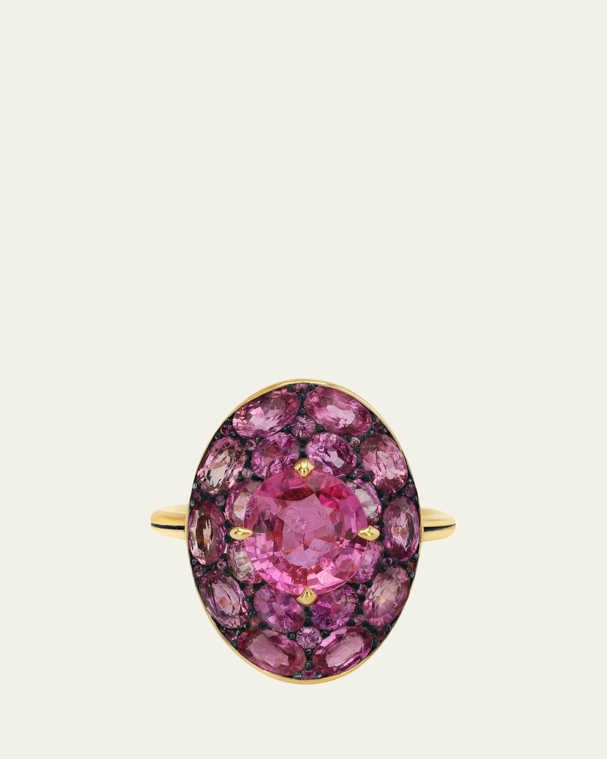 Vram 18K Pink Sapphire Ring