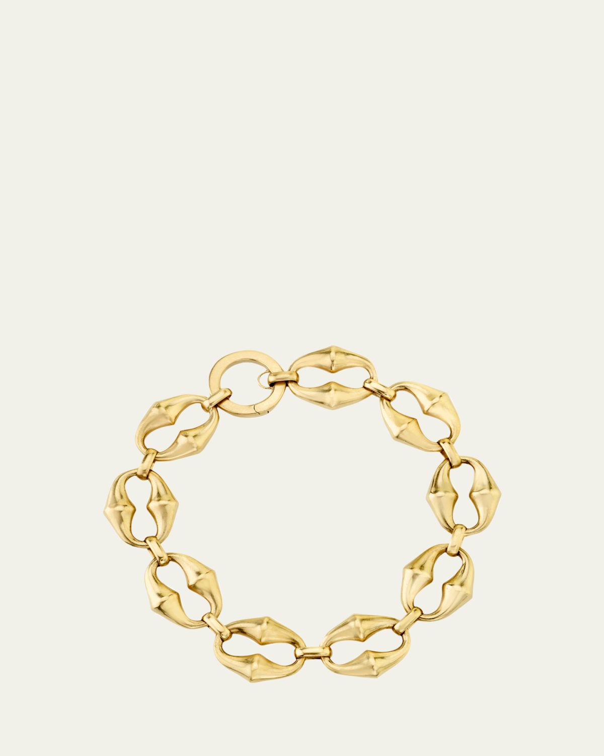 Vram 18K Yellow Gold Chrona Mini Link Bracelet
