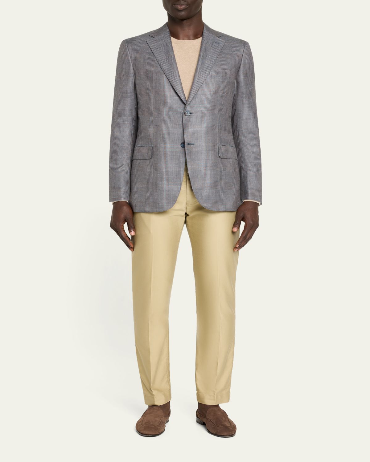 Brioni Men's Prince of Wales Single-Breasted Sport Coat | Thumbnail 2