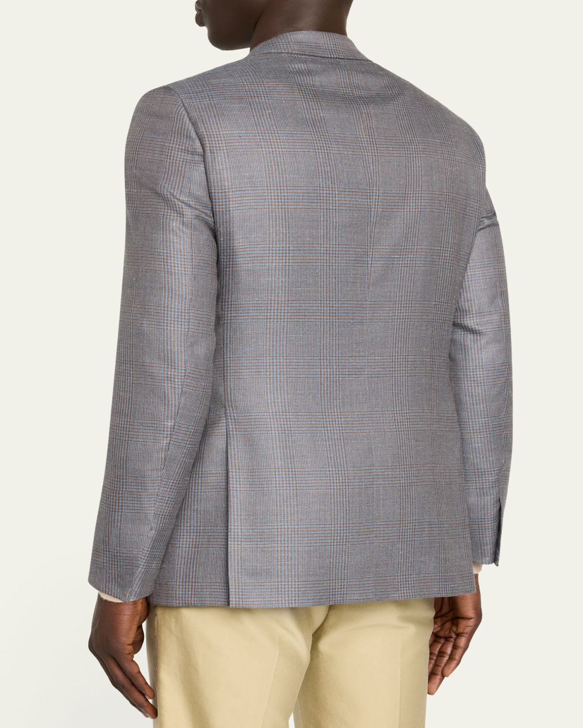 Brioni Men's Prince of Wales Single-Breasted Sport Coat | Thumbnail 3