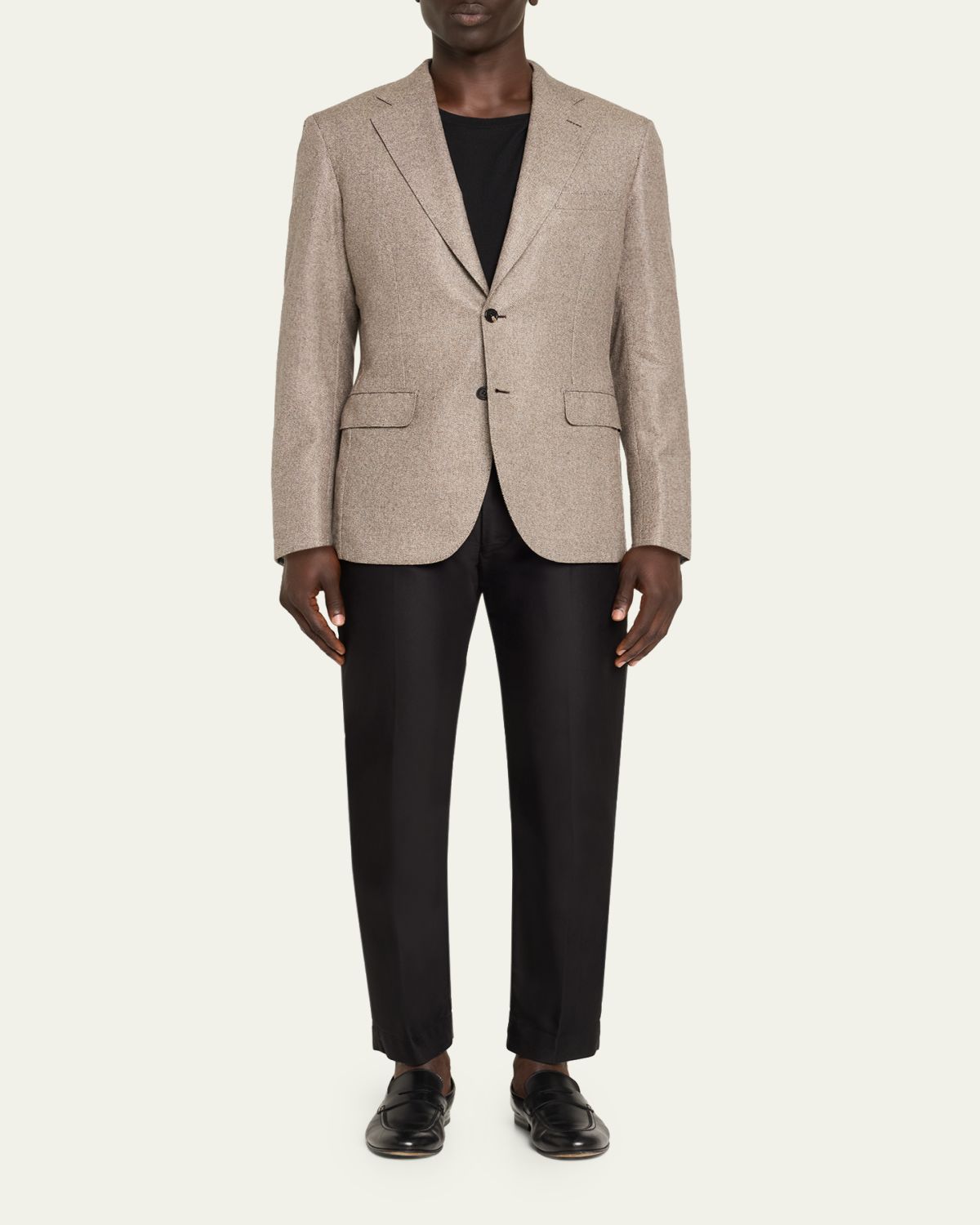 Brioni Men's Plume Wool Single-Breasted Sport Coat | Thumbnail 2