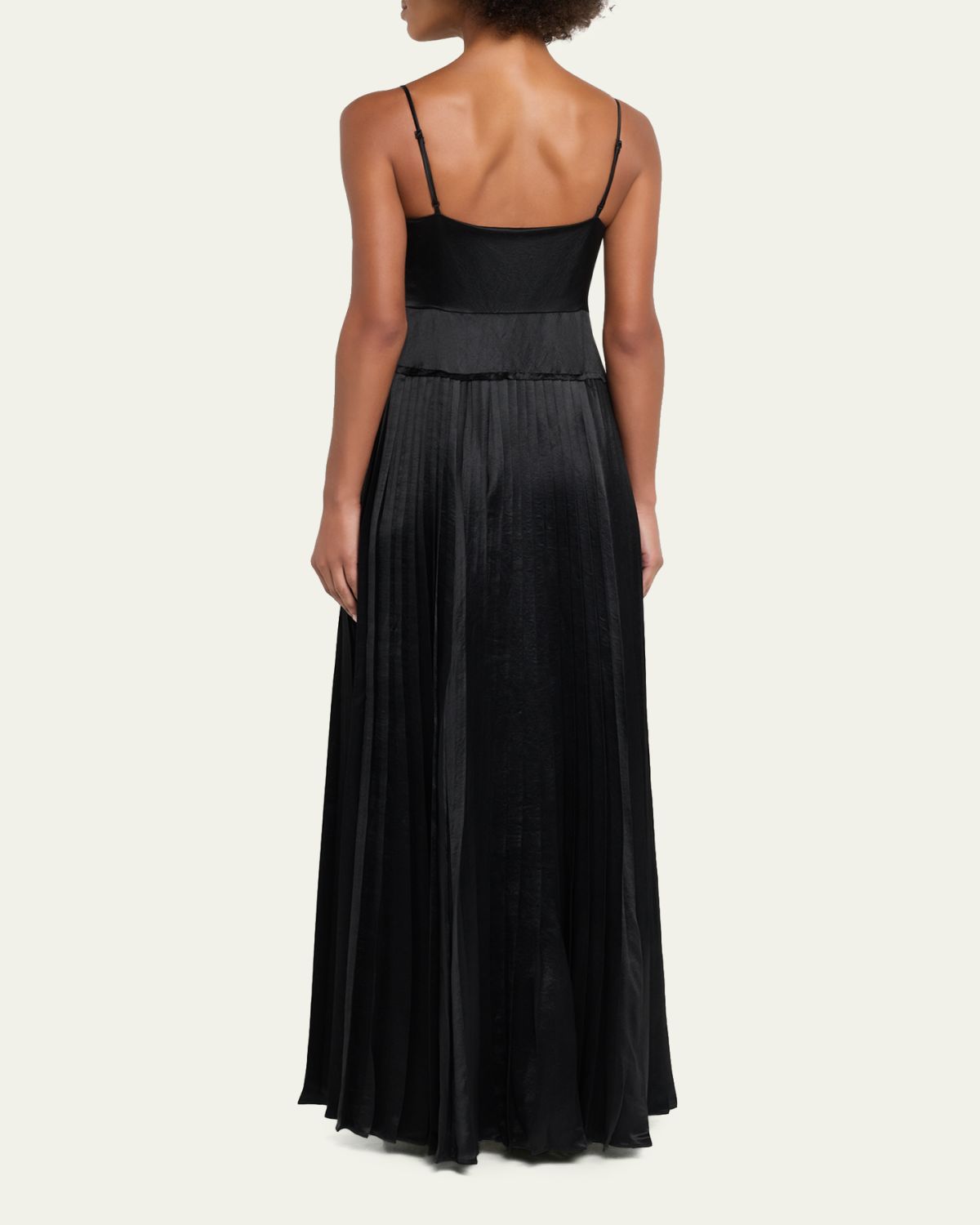 Jason Wu Collection Cowl-Neck Pleated Satin Peplum Gown | Thumbnail 3
