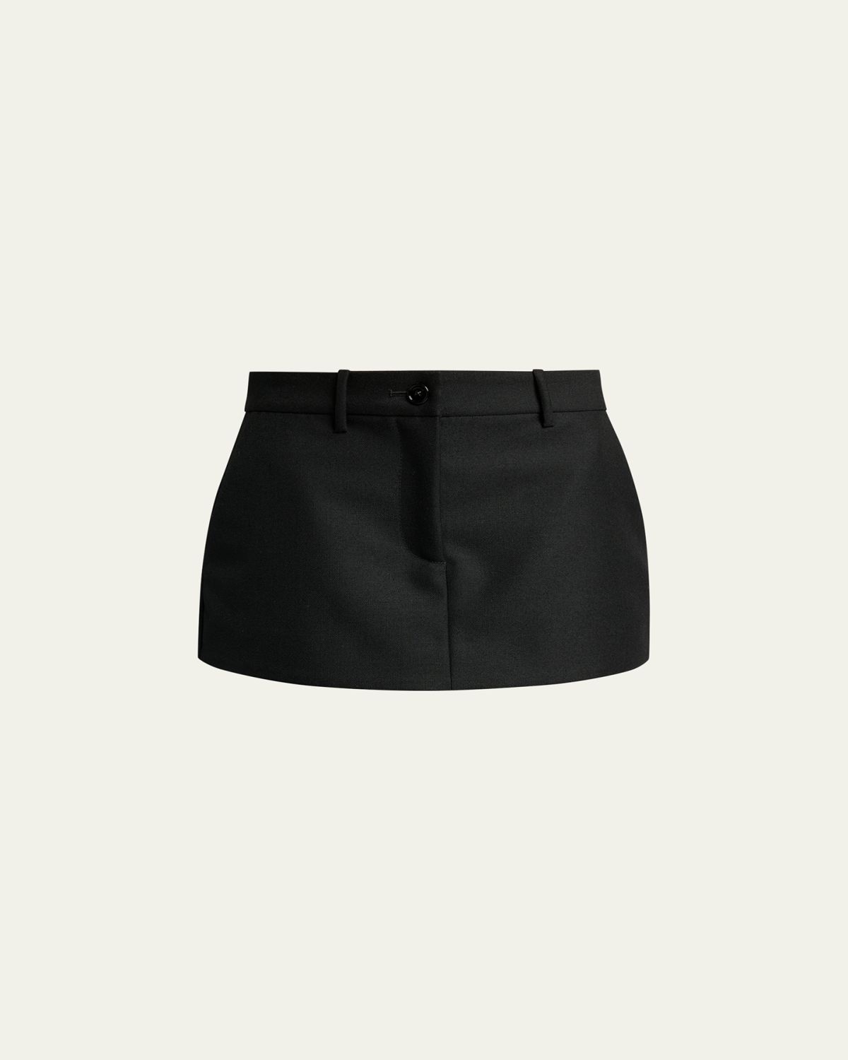 Balenciaga Starch Regenerative Wool Mini Hybrid Skort | Thumbnail 6 Balenciaga Starch Regenerative Wool Mini Hybrid Skort | Thumbnail 6