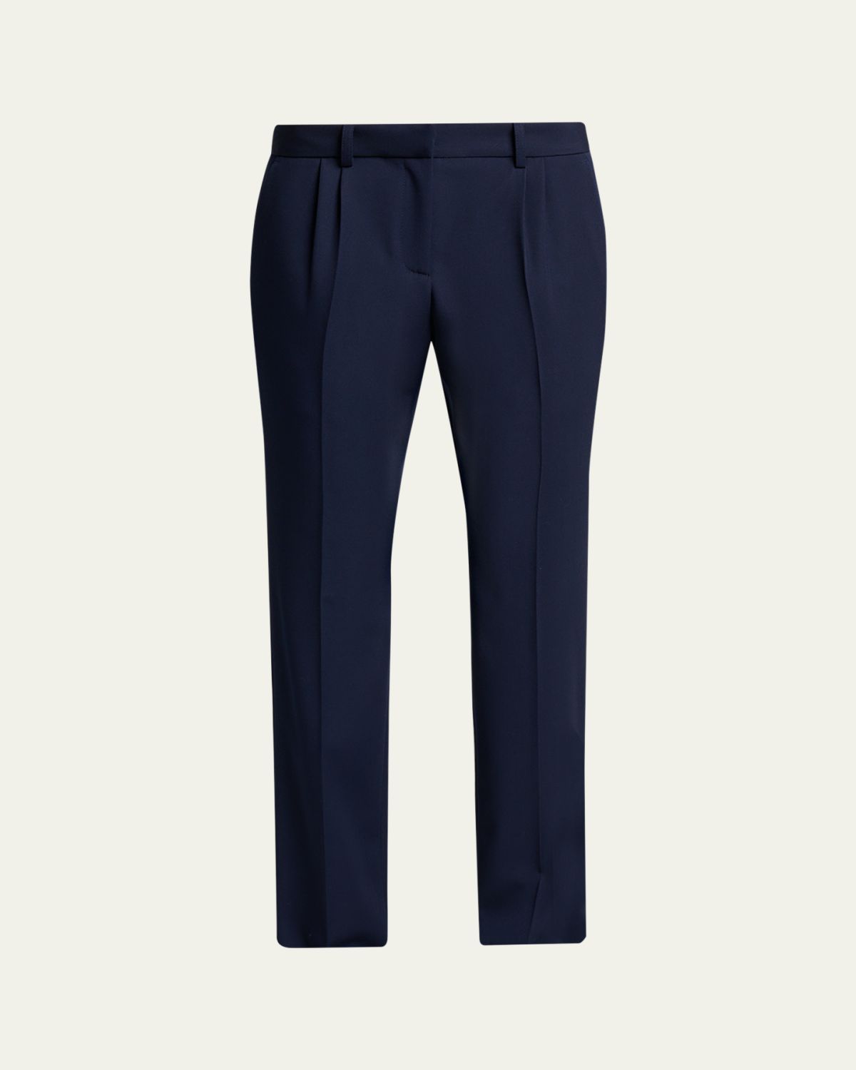 Balenciaga Barathea Wool Crepe Straight-Leg Trousers | Thumbnail 6 Balenciaga Barathea Wool Crepe Straight-Leg Trousers | Thumbnail 6