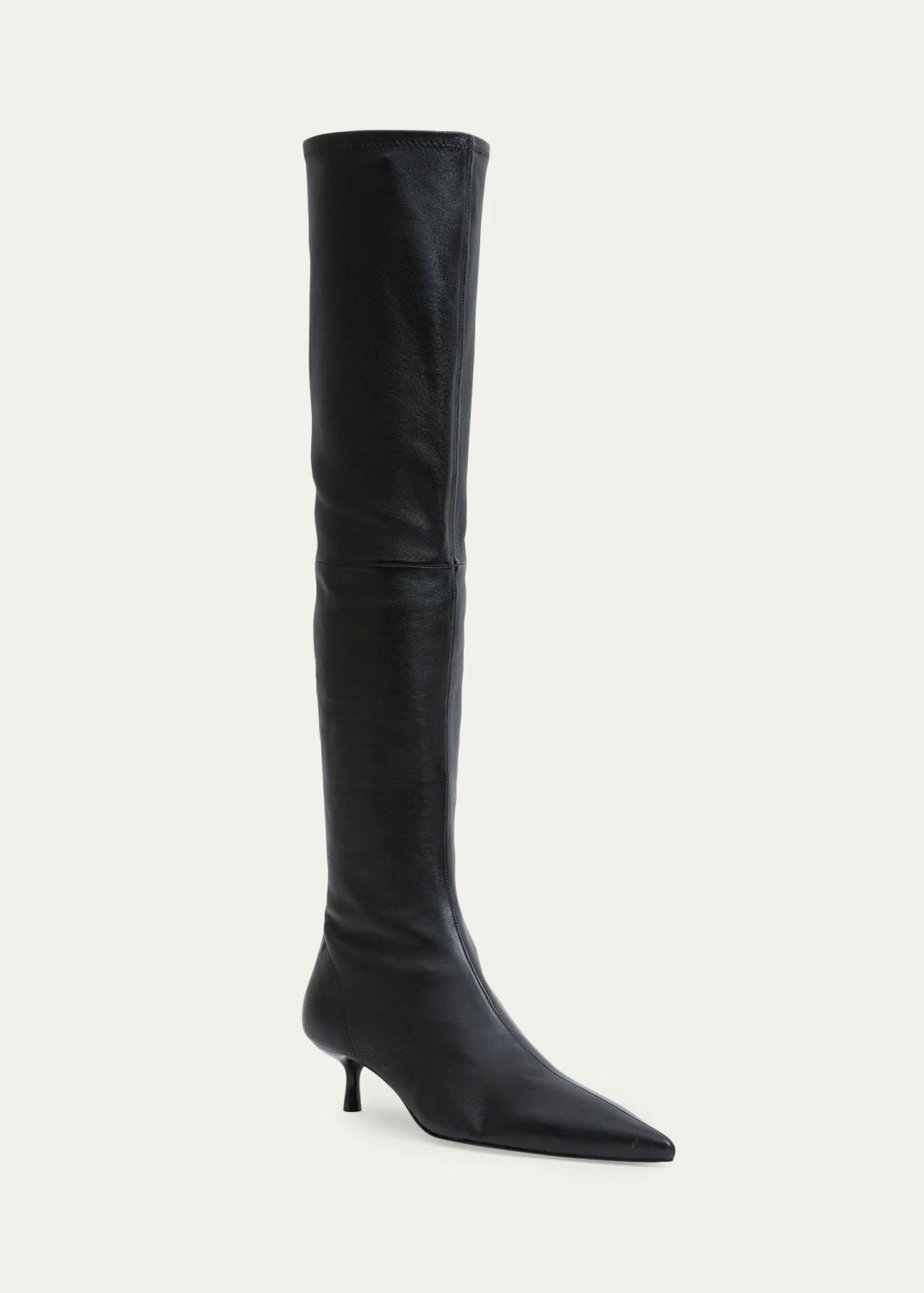 Simkhai 35mm Joni Stretch Leather Over-The-Knee Boots | Thumbnail 2 Simkhai 35mm Joni Stretch Leather Over-The-Knee Boots | Thumbnail 2