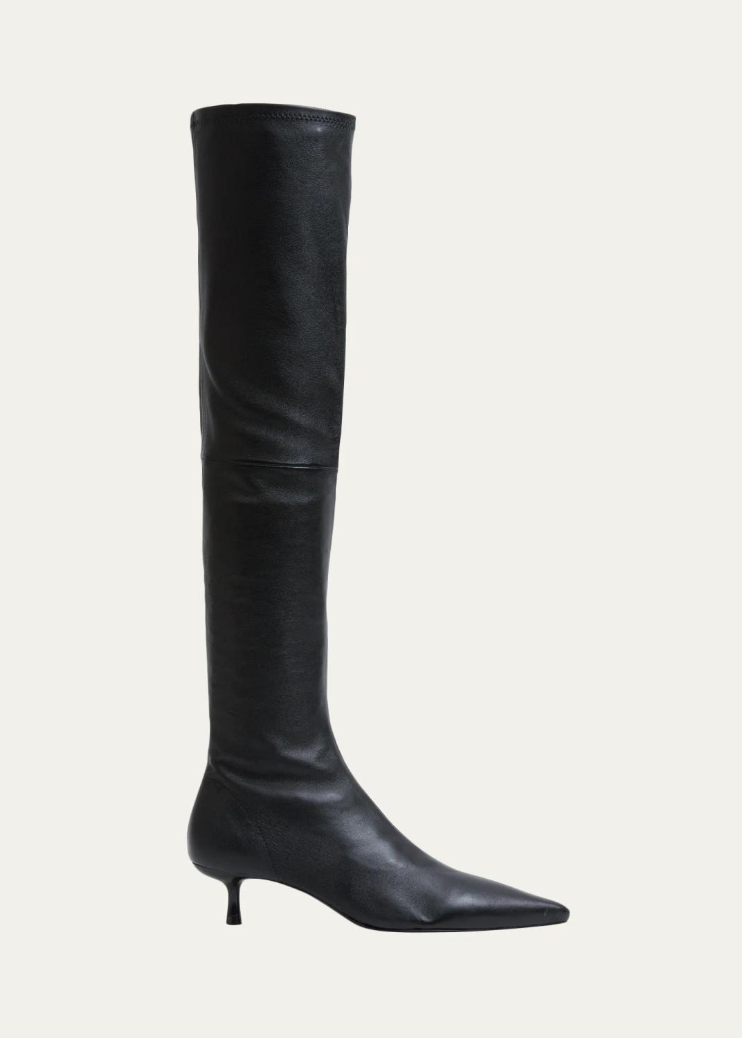 Simkhai 35mm Joni Stretch Leather Over-The-Knee Boots