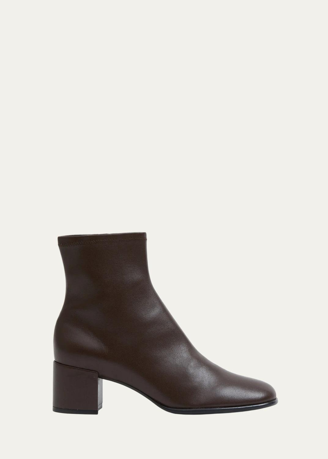 Simkhai Bianca Stretch Leather Ankle Boots