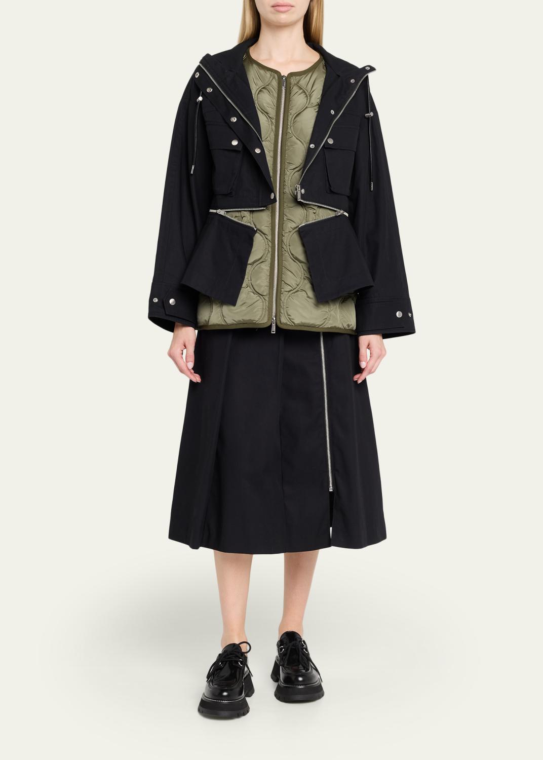 3.1 Phillip Lim Pleated Utility Midi Skirt | Thumbnail 2 3.1 Phillip Lim Pleated Utility Midi Skirt | Thumbnail 2