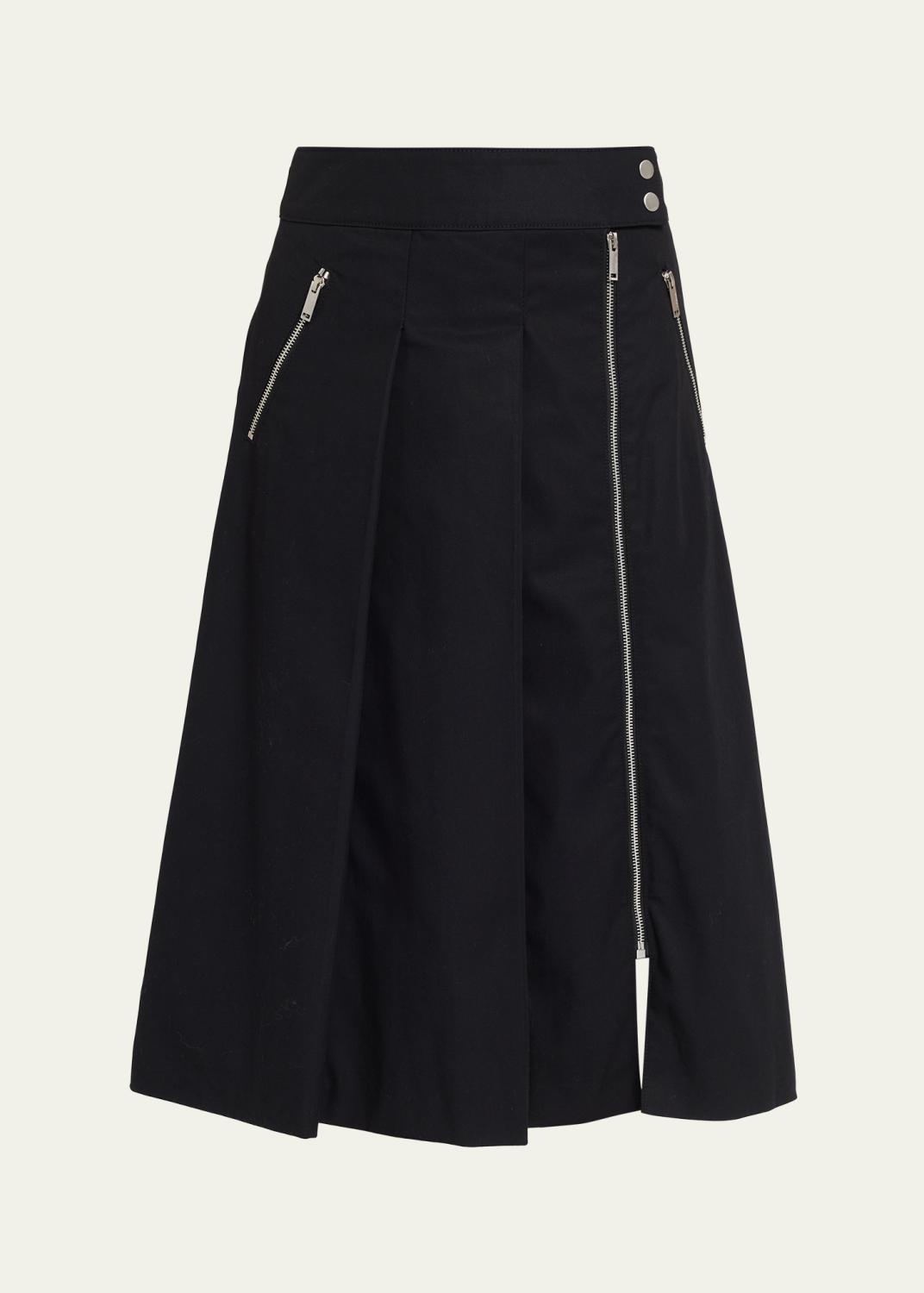 3.1 Phillip Lim Pleated Utility Midi Skirt