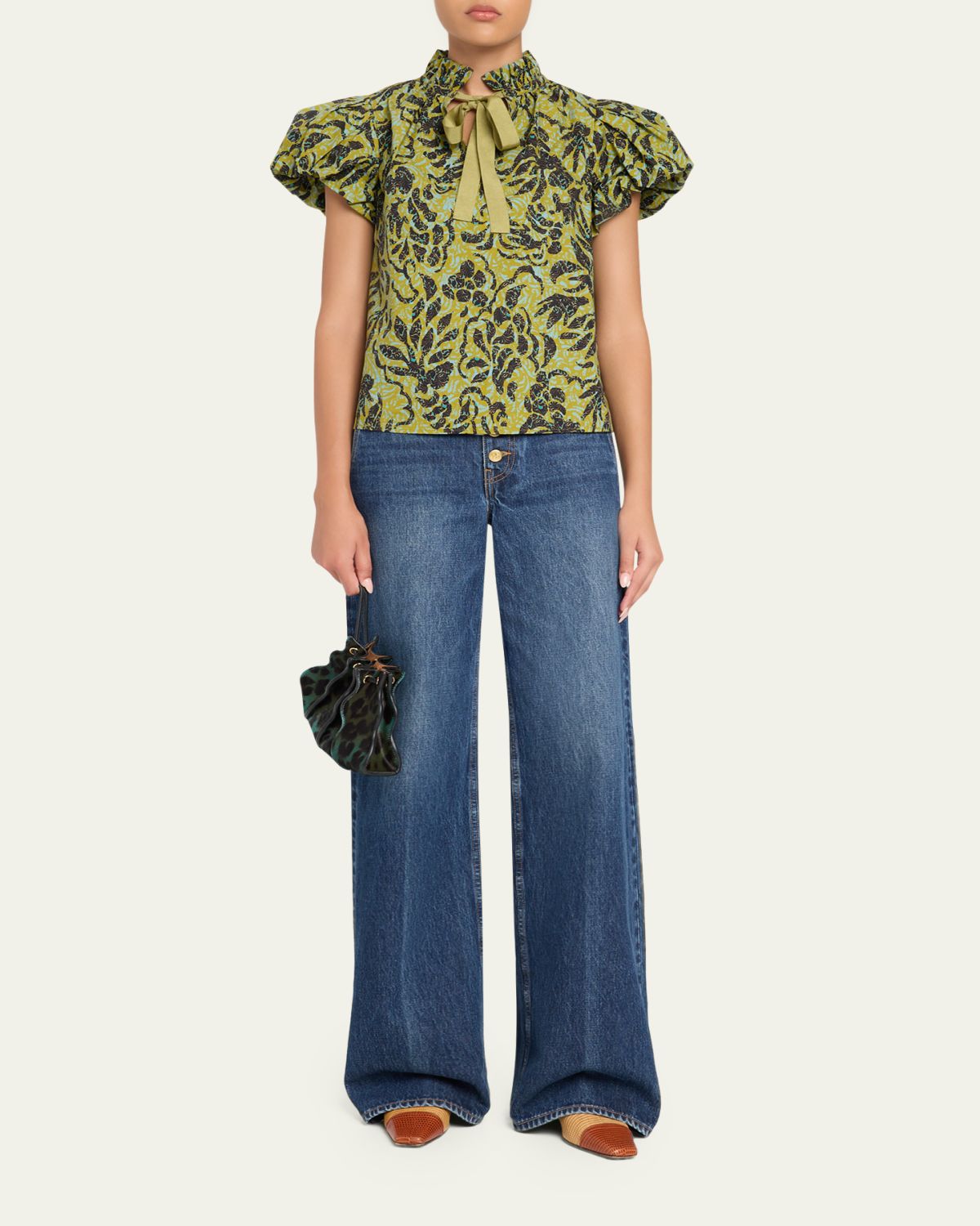 Ulla Johnson Estela Batik Floral Blouse | Thumbnail 2