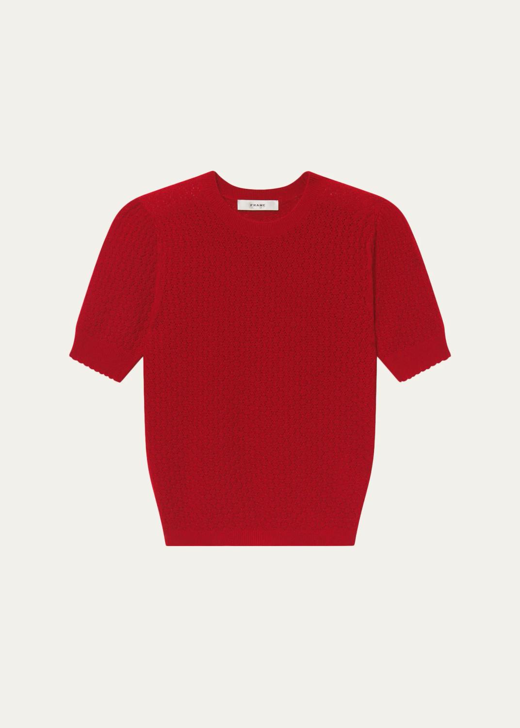 The Gathered Honeycomb Cashmere Sweater The Gathered Honeycomb Cashmere Sweater