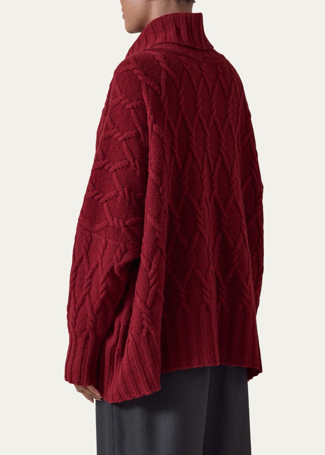 Eskandar Roll Neck Sweater - Mid Plus Length | Thumbnail 3 Eskandar Roll Neck Sweater - Mid Plus Length | Thumbnail 3