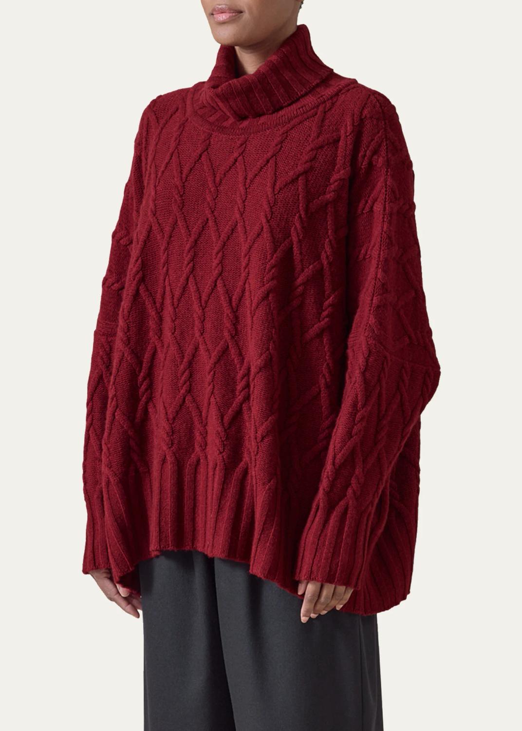 Eskandar Roll Neck Sweater - Mid Plus Length | Thumbnail 4 Eskandar Roll Neck Sweater - Mid Plus Length | Thumbnail 4
