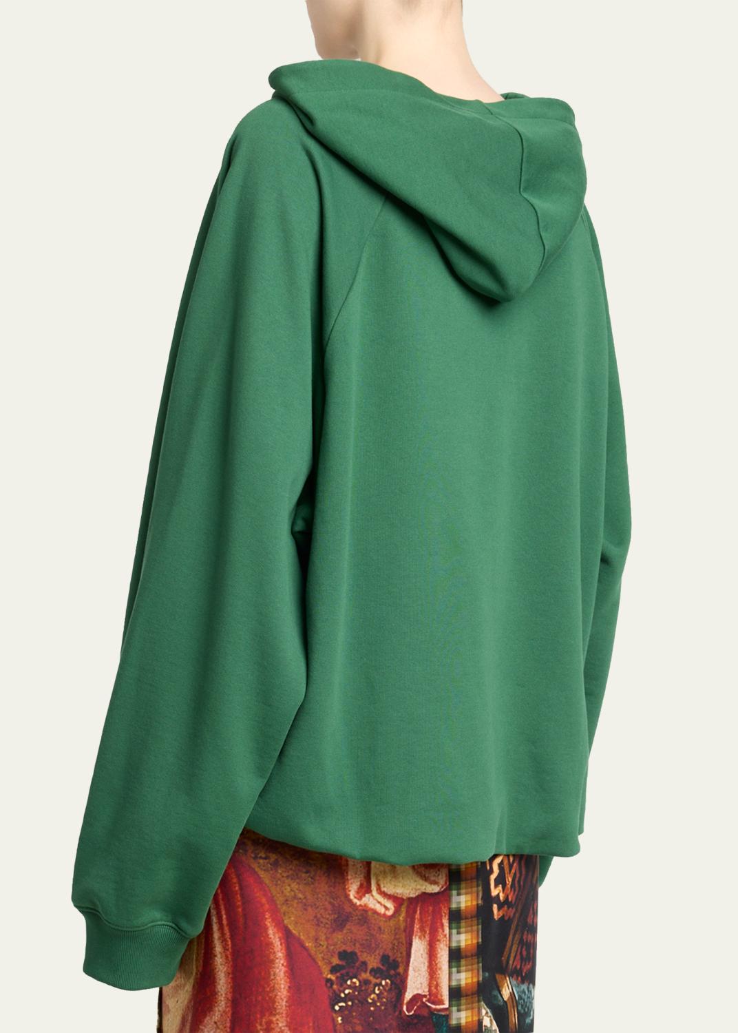 Dries Van Noten Hadella Knotted Cotton Hoodie | Thumbnail 3 Dries Van Noten Hadella Knotted Cotton Hoodie | Thumbnail 3