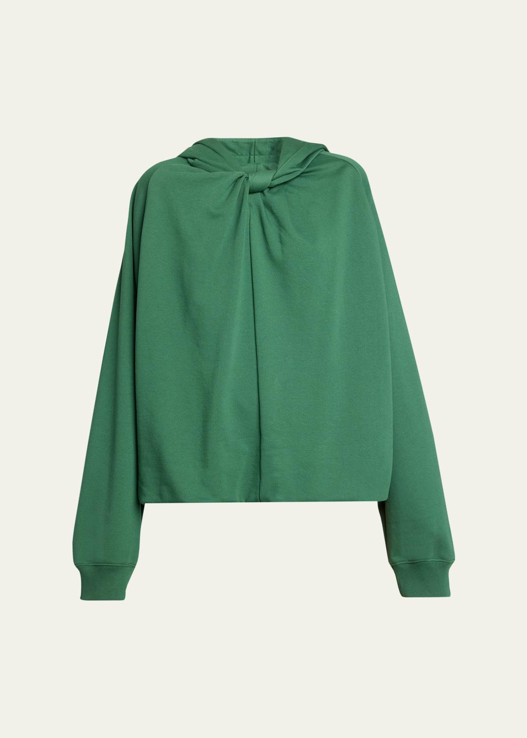 Hadella Knotted Cotton Hoodie