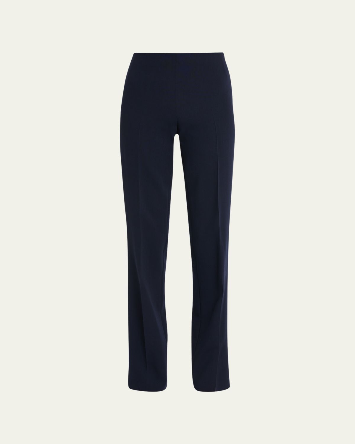 Akris Carole Straight-Leg Wool Double-Face Pants