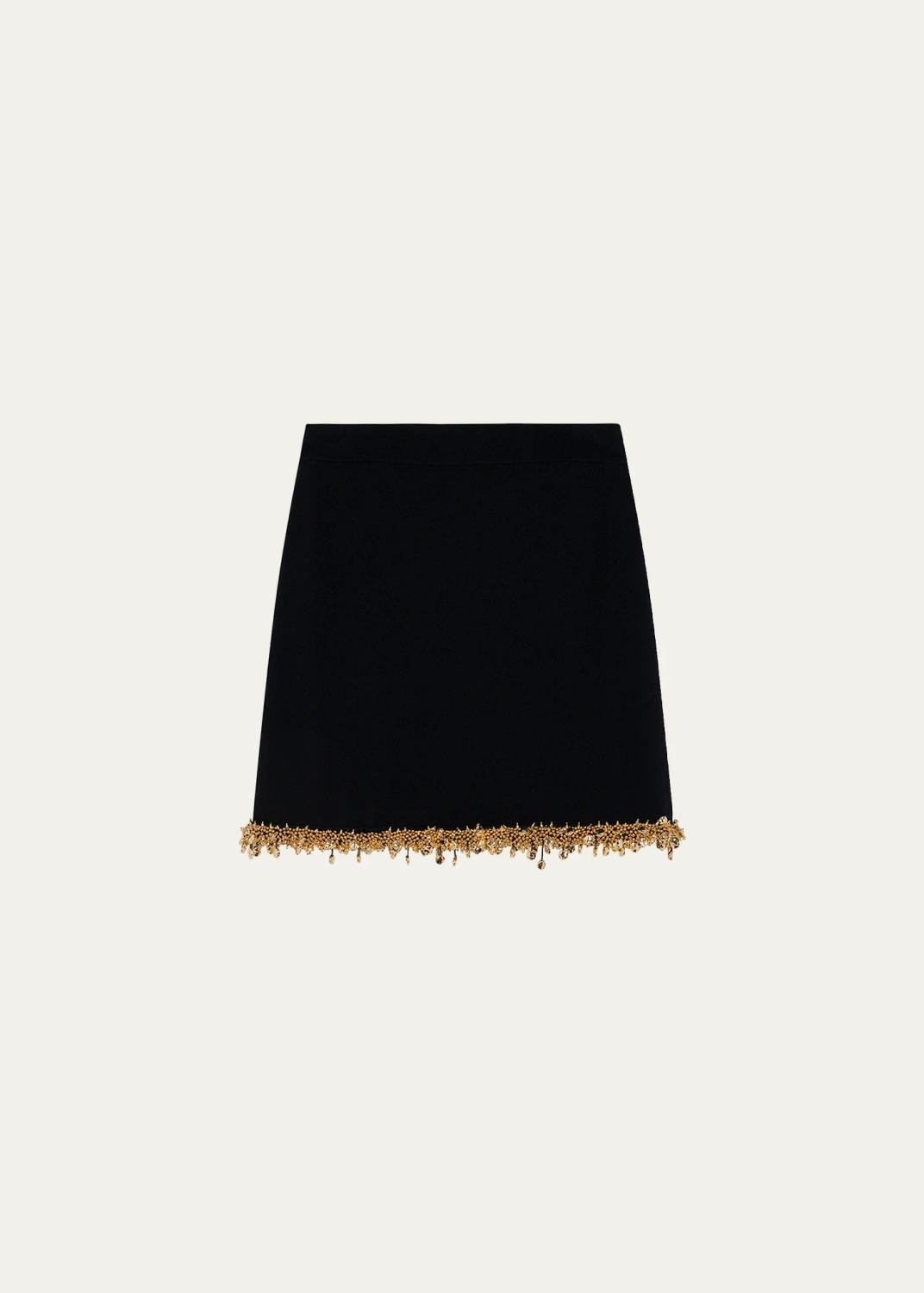 Wendy Beaded A-Line Mini Skirt Wendy Beaded A-Line Mini Skirt